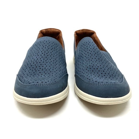 Cobb Hill WOMEN'S LIDIA SLIP-ON SHOE Stone Blue WIDE - Picture 3 of 8